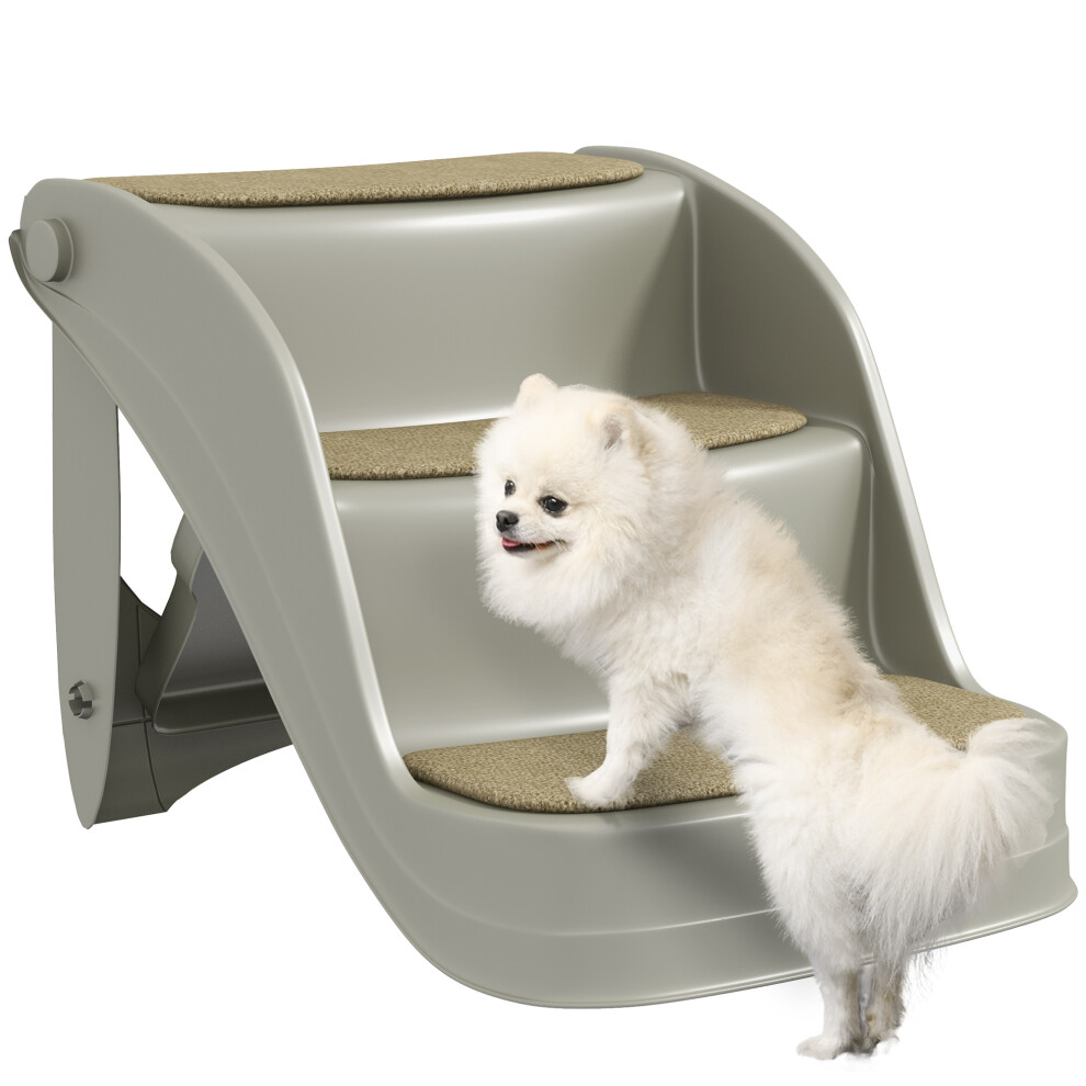 Portable Dog Steps Non-slip Pet Stairs 3-Step Design For High Beds Sofas