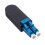 LC / UPC Optical Fiber Connecter LC Back Loop Module Single Mode Optical Fiber Loopers 1