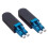 LC / UPC Optical Fiber Connecter LC Back Loop Module Single Mode Optical Fiber Loopers 3