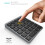 N960 Ultra-thin Universal Aluminum Alloy Rechargeable Wireless Bluetooth Numeric Keyboard (Grey) 6