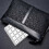 N960 Ultra-thin Universal Aluminum Alloy Rechargeable Wireless Bluetooth Numeric Keyboard (Grey) 8