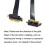PCI-E 3.0 1X 90 Degrees Graphics Card / Wireless Network Card Extension Cable, Cable Length: 40cm 7