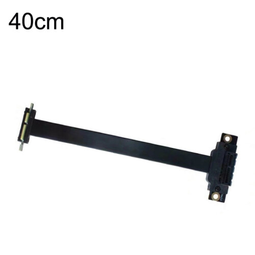 PCI-E 3.0 1X 90 Degrees Graphics Card / Wireless Network Card Extension Cable, Cable Length: 40cm 1