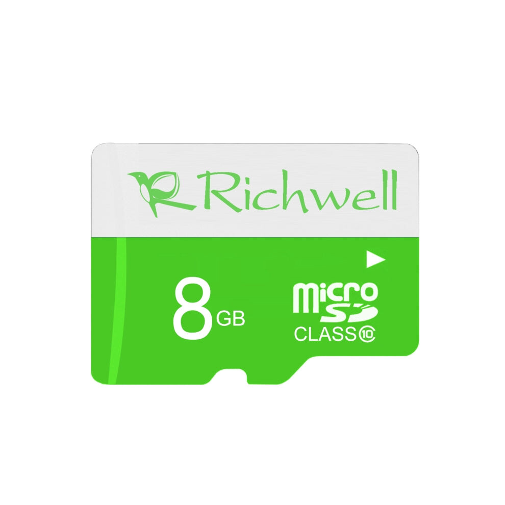 Richwell 8Gb High Speed Class 10 Micro Sd(Tf) Memory Card 7350087960838