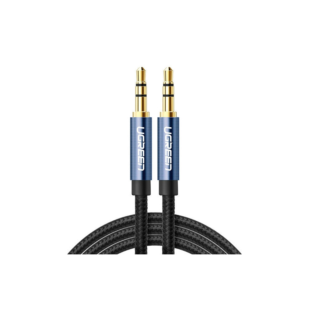 Ugreen Av112 Audio Cable 3.5Mm Speaker Line Aux Cable, Length:0.5m(Blue) Blue 4051245154313