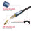 Ugreen AV112 Audio Cable 3.5mm Speaker Line Aux Cable, Length:5m(Blue) 5