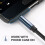 Ugreen AV112 Audio Cable 3.5mm Speaker Line Aux Cable, Length:3m(Blue) 6