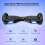 RCB (BLACK) 6.5"Hoverboard for Kids Riding Scooter LED Light 3