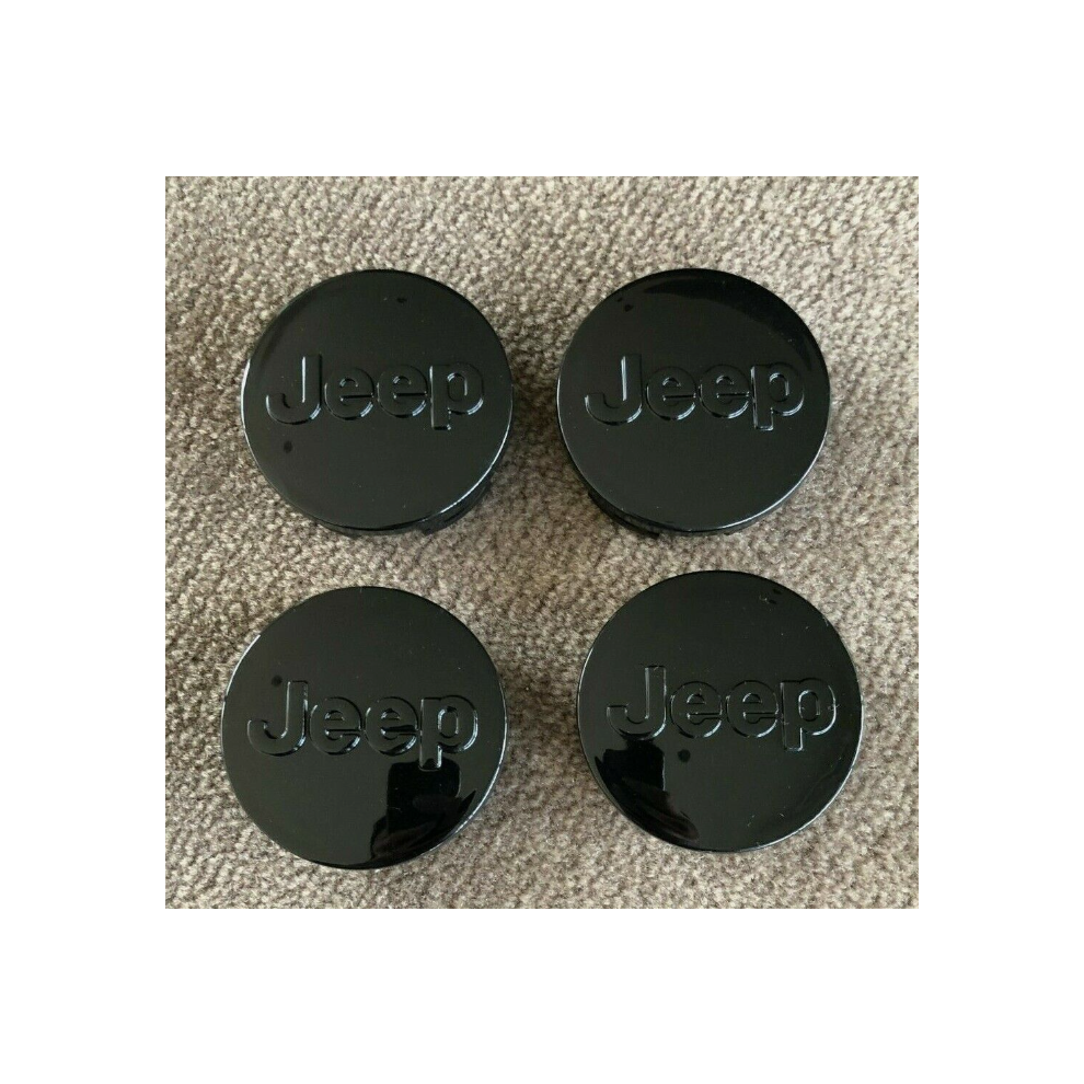 4X Rim Wheel Centre Caps For Jeep Grand Cherokee Compass Wrangler Renegade