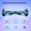 RCB (Cyan) 6.5"Hoverboard for Kids Riding Scooter LED Light 3