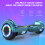 RCB (Cyan) 6.5"Hoverboard for Kids Riding Scooter LED Light 4
