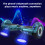 RCB (Cyan) 6.5"Hoverboard for Kids Riding Scooter LED Light 5