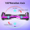 RCB (ROSE) 6.5"Hoverboard for Kids Riding Scooter LED Light 6