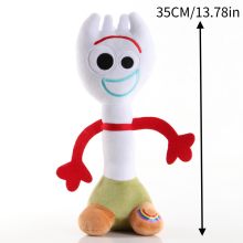 (35CM/13.78in) Toy Story 4 Forky Figure Plush Toy Cartoon Stuffed Doll Gift Decoration