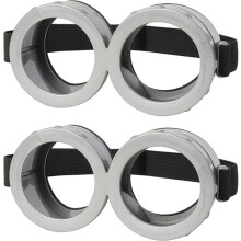 2 Pcs Halloween Goggles Adult Kids 3D Goggles Glasses Costume Accessories Minion Cosplay Birthday Party Set Movie Funny Dress Up