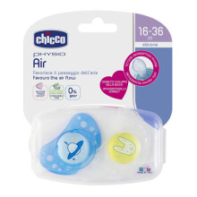 Chicco Chicco Soother Physio Air 16-36 Months 2pk (Boy)