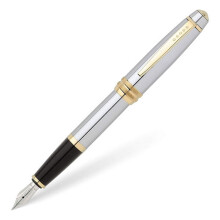 Cross Cross Bailey Stainless Steel Medium Nib with Gold Ring
