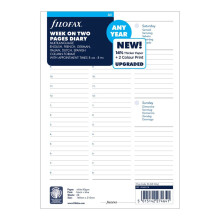 Filofax Filofax A5 Any Year Week to View Diary Refill