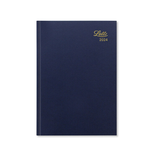 Letts Letts 2024 Standard A5 Day to Page Diary (Blue)