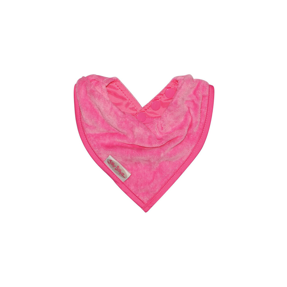 Silly Billyz Towel Bandana Bib (Cerise)