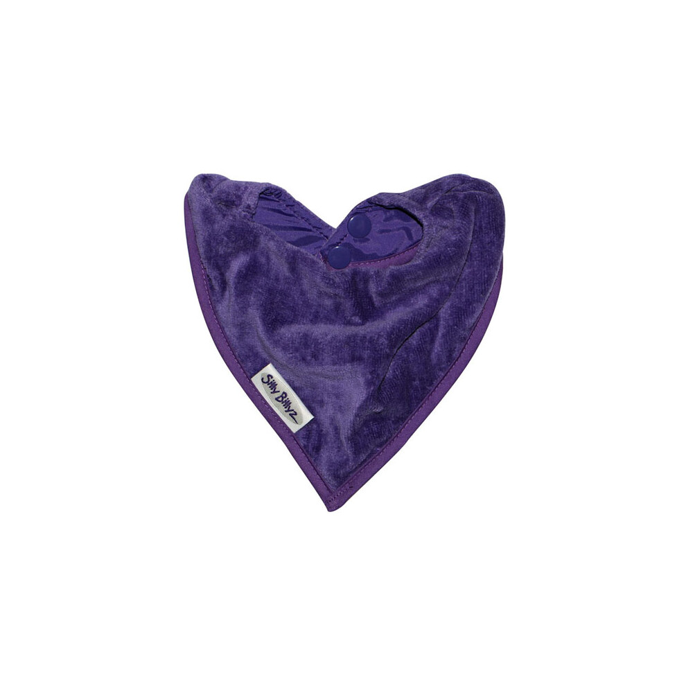 Silly Billyz Towel Bandana Bib (Purple)