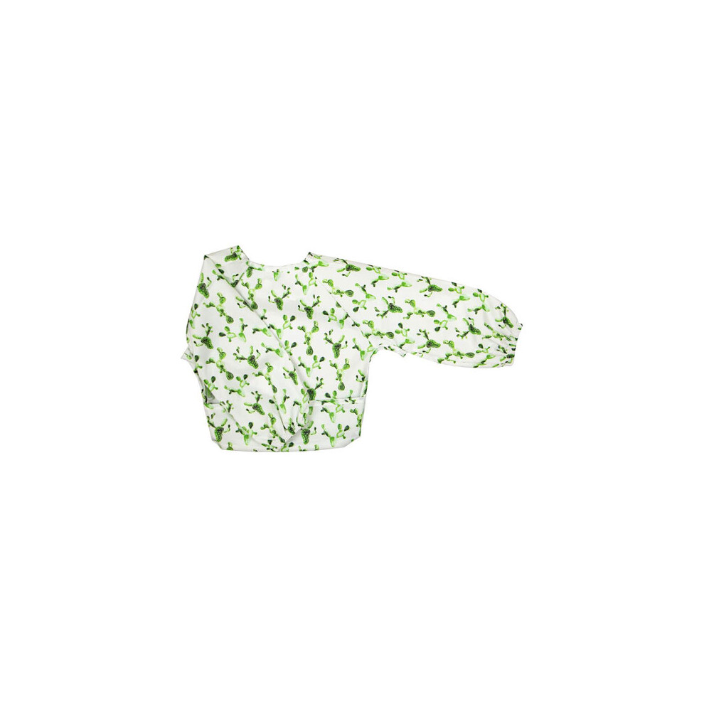 Silly Billyz Nylon Highchair Longsleeve Hugger Bib (Cactus)