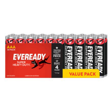 Eveready Super Heavy Duty Battery 20pcs (Black) (AAA)