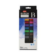 Jasart Byron Watercolour in Tin (Pack of 18)