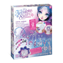 Kreatives Schmuckset - NEBULOUS STARS - NS11134 - 8 Teile - Harz & Glitzer - 100+ Perlen