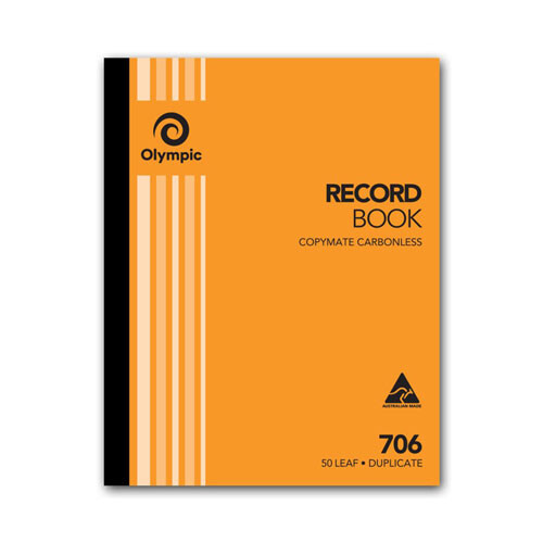 Olympic Duplicate Copymate Carbonless Record Book (No 706)