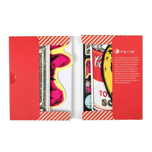 Galison Andy Warhol Shaped Portfolio Notecard 1