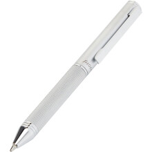 Filofax Mini Barley Stift – Ausziehbarer Multi-Fit-Stift, kompatibel mit allen Filofax-Organizern, gebürstetes Silber