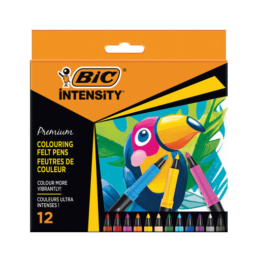 BIC Bic Intensity 0.7mm Felt-Tip Pen (Pack of 12)