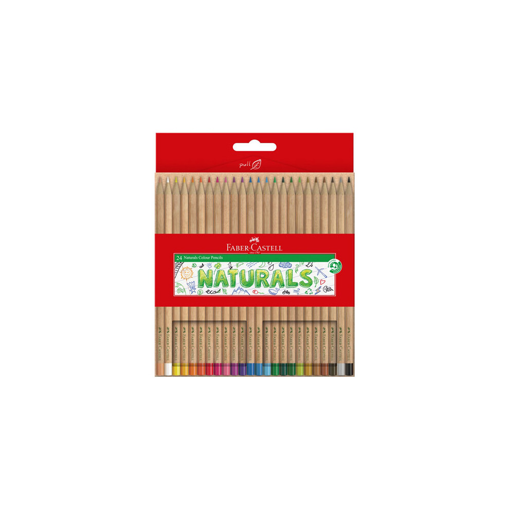 Faber-Castell Naturals Colour Pencil (Pack Of 24)