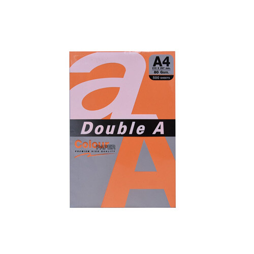 Double A A4 80gsm Deep Colour Copy Paper 500pcs (Rainbow 5)