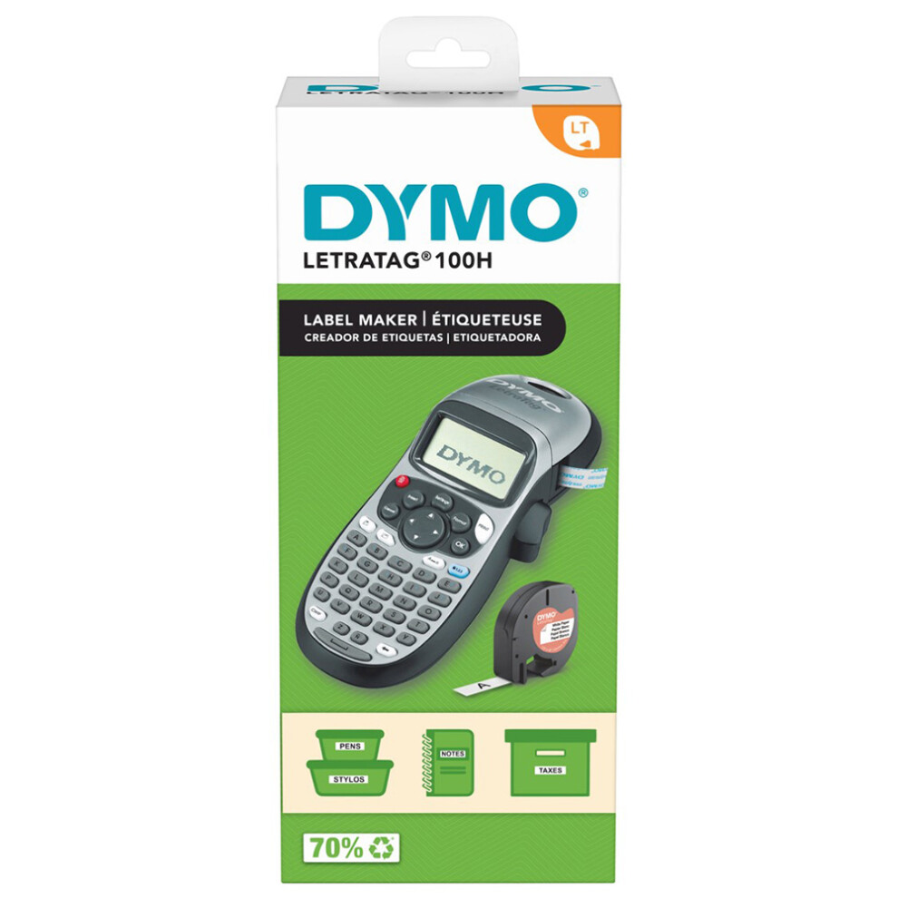 Dymo Letratag 100H Handheld Label Maker (Silver) Silver