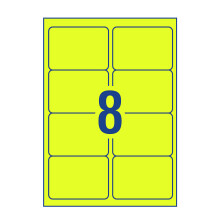 Avery High Visibility Fluoro Address and Shipping Label