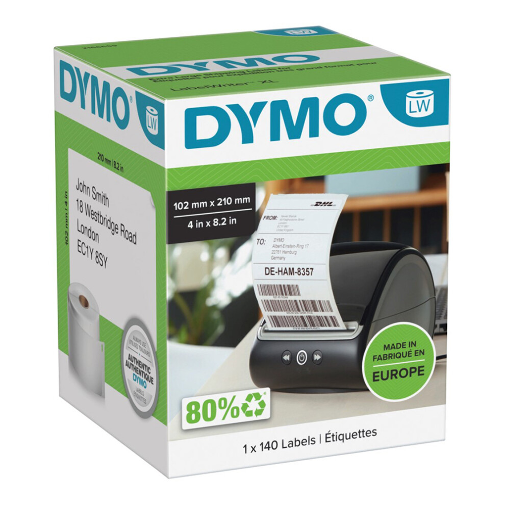 Dymo Labelwriter Dhl Shipping Label 140Pcs
