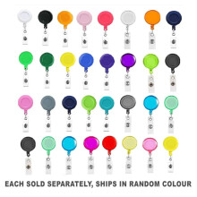 Kevron Clip-on Badge Reel Extendable Cord (1pc Random Color)