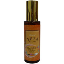 June Milnrow Shea Deluxe Hair And Skin Oil 100 ml - Argan Oil & Shea Butter, Vitamin E; Hydrates, Protects Elasticity, Anti-Ageing