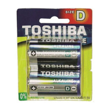 Toshiba Toshiba Super Alkaline Battery 2pk (D Battery)
