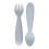 Ezpz EZPZ Mini Utensils (Pewter) 1