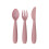 Ezpz EZPZ Happy Utensils (Blush) 1