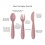 Ezpz EZPZ Happy Utensils (Blush) 3