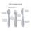 Ezpz EZPZ Happy Utensils (Pewter) 3