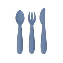 Ezpz EZPZ Happy Utensils (Indigo)