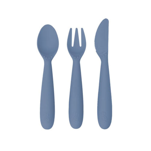 Ezpz EZPZ Happy Utensils (Indigo)