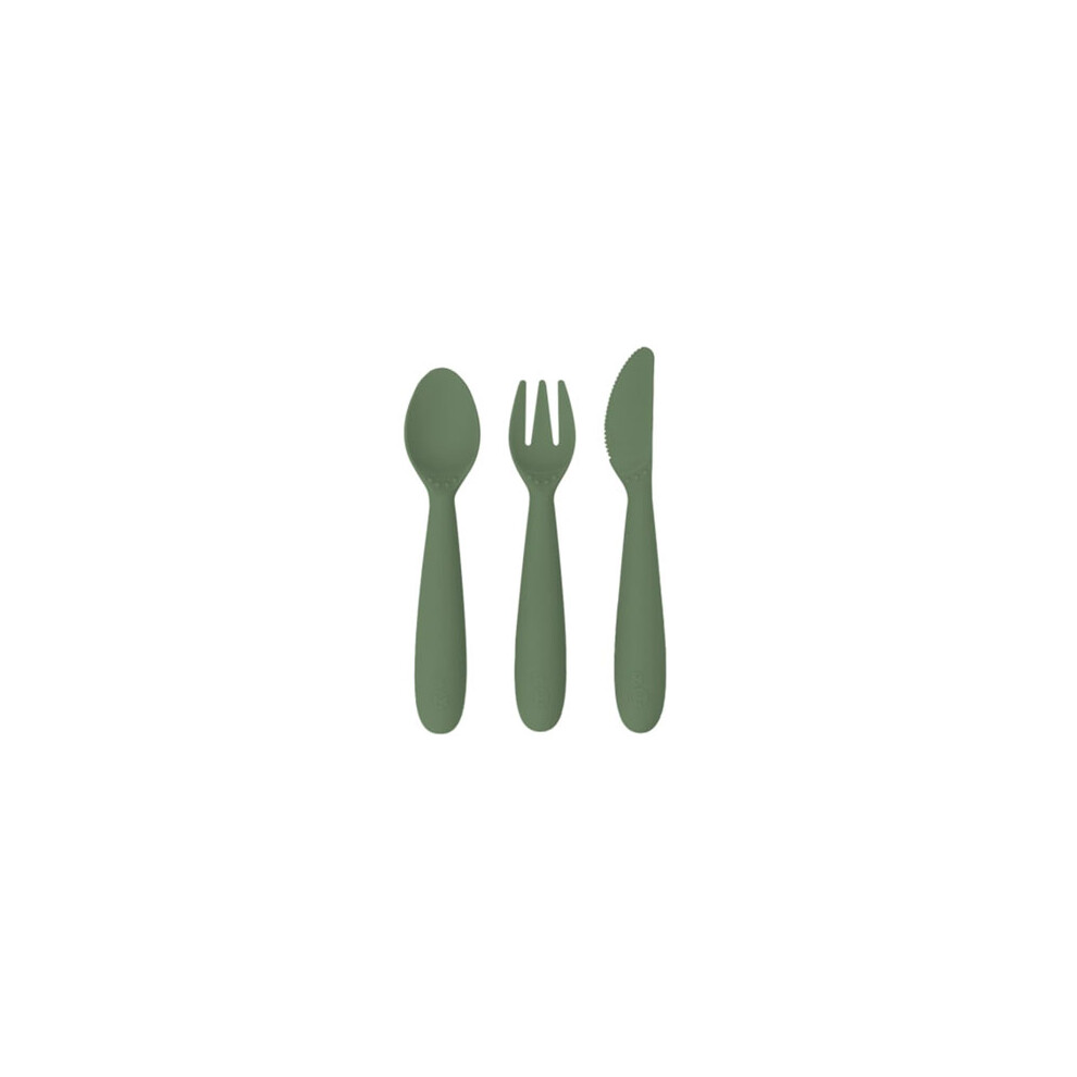 Ezpz Happy Utensils (Olive)