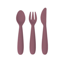 Ezpz EZPZ Happy Utensils (Mauve)