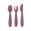 Ezpz EZPZ Happy Utensils (Mauve) 1